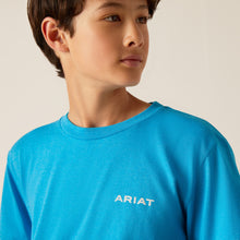 Load image into Gallery viewer, ARIAT BOYS WESTERN WIRE SHORT SLEEVE T-SHIRT
