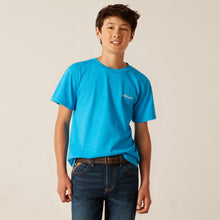 Load image into Gallery viewer, ARIAT BOYS WESTERN WIRE SHORT SLEEVE T-SHIRT
