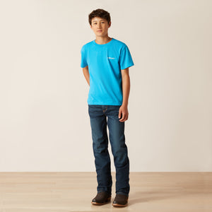 ARIAT BOYS WESTERN WIRE SHORT SLEEVE T-SHIRT