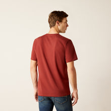 Load image into Gallery viewer, ARIAT MENS VERTICAL LOGO SHORT SLEEVE TEE

