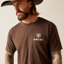 Load image into Gallery viewer, ARIAT MENS OUTLINE CIRCLE SHORT SLEEVE T-SHIRT
