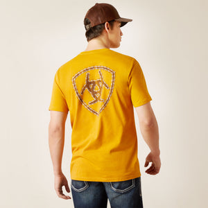 ARIAT MENS WESTERN WIRE SHORT SLEEVE T-SHIRT