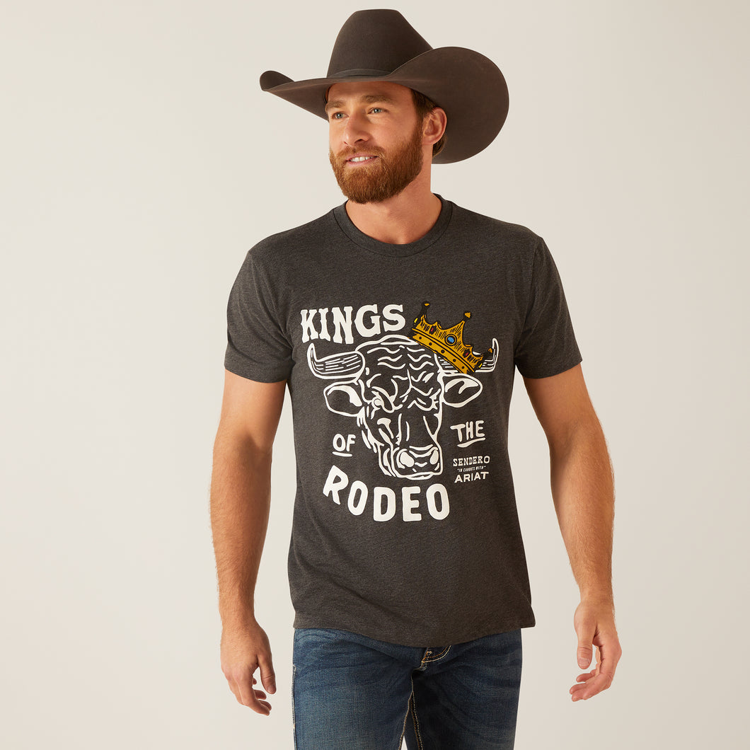 ARIAT MENS SENDERO KING COW SHORT SLEEVE T-SHIRT