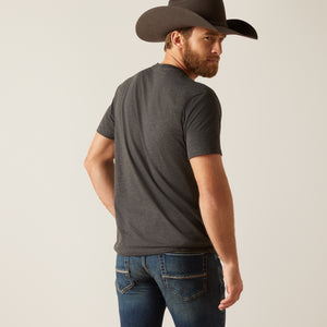 ARIAT MENS SENDERO KING COW SHORT SLEEVE T-SHIRT