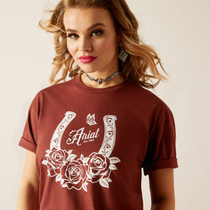 Ariat Womens Horseshoe Short Sleeve T-Shirt