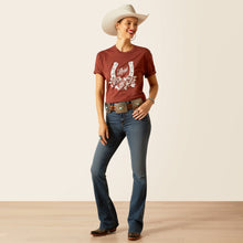 Load image into Gallery viewer, ARIAT WOMENS HORSESHOE SHORT SLEEVE T-SHIRT
