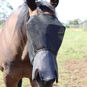 FLYVEIL WITH 100% BLOCKOUT NOSE COVER