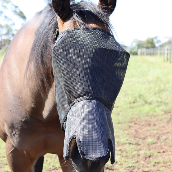 FLYVEIL WITH 100% BLOCKOUT NOSE COVER