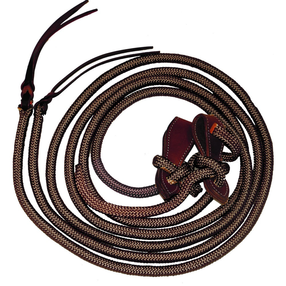 FORT WORTH YACHT ROPE REINS WITH SLOBBER STRAP – Saddleworld NT