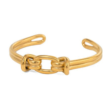 Load image into Gallery viewer, Cecile Buckle Cuff Bangle
