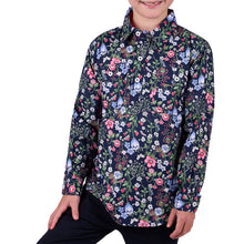Load image into Gallery viewer, Hard Slog Kids Raya 1/2 Button Long Sleeve Shirt
