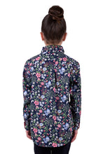Load image into Gallery viewer, Hard Slog Kids Raya 1/2 Button Long Sleeve Shirt
