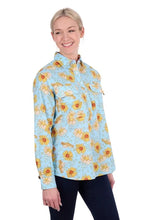 Load image into Gallery viewer, Hard Slog Womens Sunday Half Button Long Sleeve Shirt
