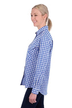 Load image into Gallery viewer, Hard Slog Womens Rowe Full Button Long Sleeve Shirt
