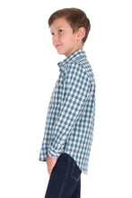 Load image into Gallery viewer, Hard Slog Kids River Half Button Long Sleeve Shirt
