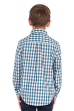 Load image into Gallery viewer, Hard Slog Kids River Half Button Long Sleeve Shirt
