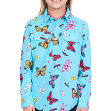 Load image into Gallery viewer, Hard Slog Kids Iva 1/2 Button Long Sleeve Shirt
