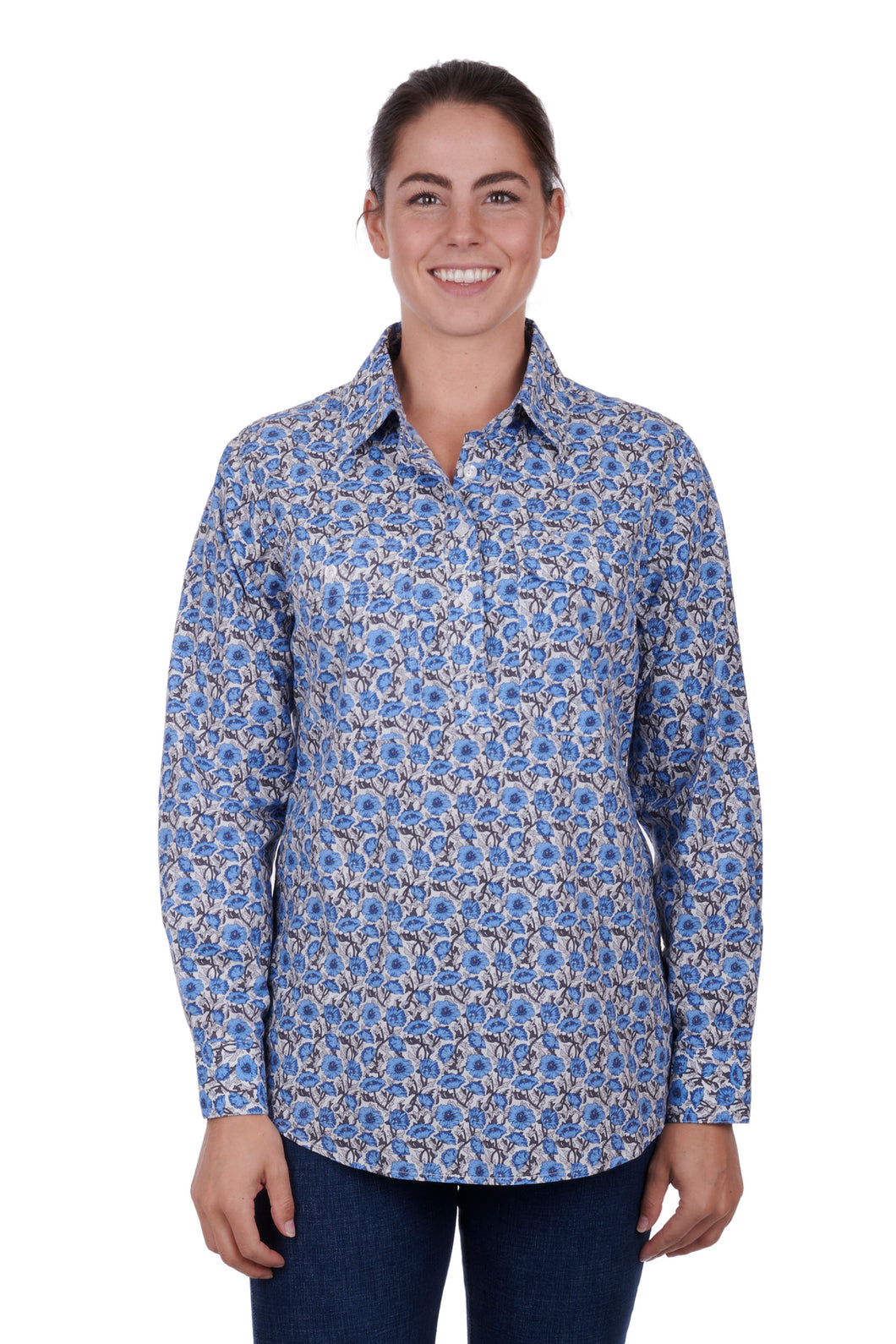 Hard Slog Womens Shantelle Long Sleeve Shirt