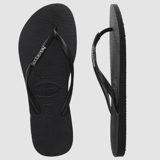 HAVAIANA SLIM METAL LOGO THONGS