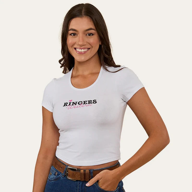 Ringers Western Heart Womens Baby T-Shirt