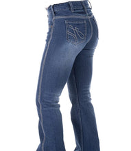 Load image into Gallery viewer, HITCHLEY &amp; HARROW HIGH RISE LITTLETON GREY STITCH JEANS
