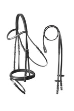 Load image into Gallery viewer, Horze Safari Clincher Snaffle Bridle

