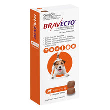 Load image into Gallery viewer, Bravecto Flea &amp; Tick Chew - Small 4.5kg - 10kg
