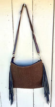 Load image into Gallery viewer, Smooth Like Cactus - Evie - Blue Blanket Handbag
