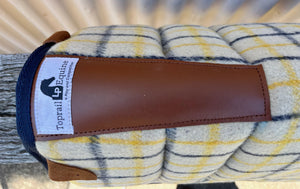 Toprail Equine Kersey Check Wool Saddle Blanket