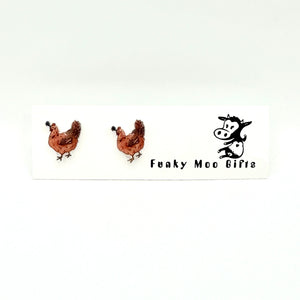 FUNKY MOO GIFTS LITTLE ANIMAL STUDS