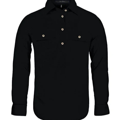 Pilbara Womens Closed Front Long Sleeve Shirt