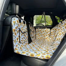 Load image into Gallery viewer, Pablo &amp; Co Sunny Sunflowers Deluxe Hard Base Hammock Car Seat Cover
