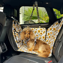 Load image into Gallery viewer, Pablo &amp; Co Sunny Sunflowers Deluxe Hard Base Hammock Car Seat Cover
