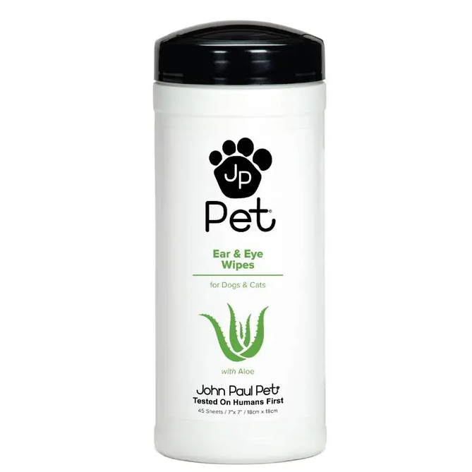 JOHN PAUL PET WIPES EAR & EYE - 45 WIPES