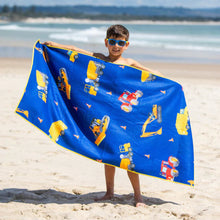 Load image into Gallery viewer, Cheeky Winx Kids Beach Towel - Construction
