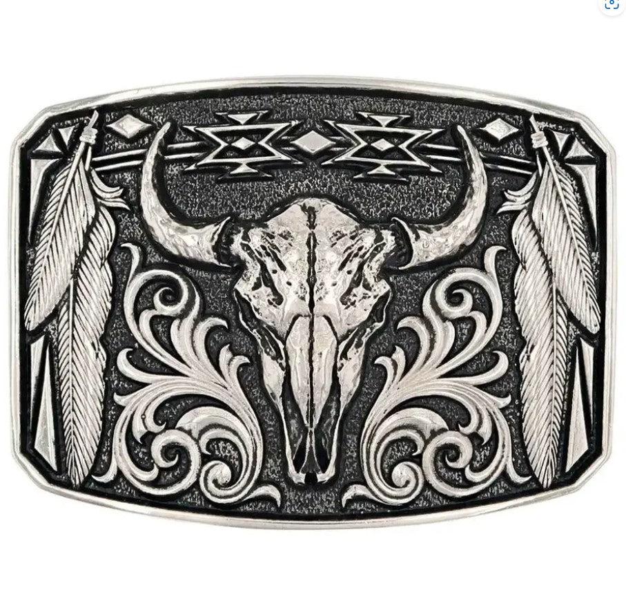 MONTANA SILVERSMITHS WESTERN ATTITUDE BUCKLE - SOUTHWEST SOUL