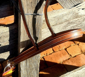 TOPRAIL DOUBLE STITCHED LEATHER TIE DOWN