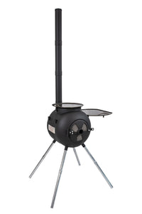 OZPIG SERIES 2 (PIGLET) PORTABLE WOOD FIRE STOVE