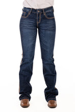 Load image into Gallery viewer, Hitchley &amp; Harrow Comfort Cut High Rise Richmond Beige Stitch Jeans
