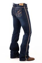 Load image into Gallery viewer, Hitchley &amp; Harrow Comfort Cut High Rise Richmond Beige Stitch Jeans
