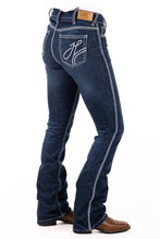 Load image into Gallery viewer, Hitchley &amp; Harrow Ultra High Rise Benton White Stitch Jeans
