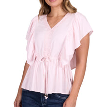 Load image into Gallery viewer, Pure Western Womens Nikita Short Sleeve Blouse
