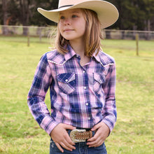 Load image into Gallery viewer, Pure Western Girls Arleen Long Sleeve Shirt
