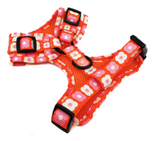 Load image into Gallery viewer, Pablo &amp; Co Pink Checkered Daisies Adjustable Harness
