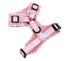 Load image into Gallery viewer, Pablo &amp; Co Pink Houndstooth Adjustable Harness
