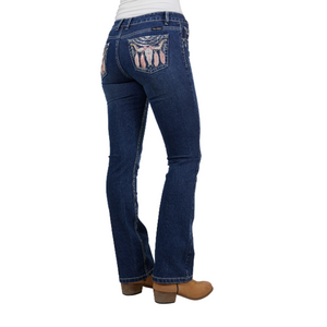 PURE WESTERN WOMENS AVA BOOT CUT JEANS - 32 LEG