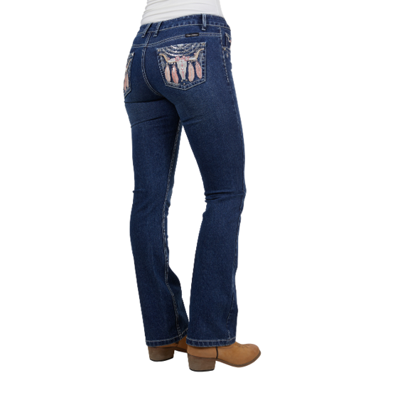 PURE WESTERN WOMENS AVA BOOT CUT JEANS - 32 LEG