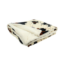 Load image into Gallery viewer, Pure Western Cow Print Snuggle Blanket
