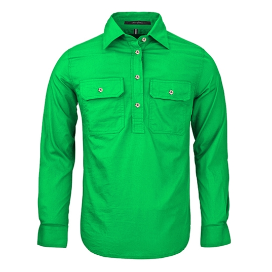 Pilbara Womens Closed Front Long Sleeve Shirt