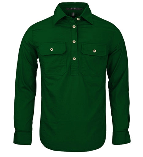 PILBARA WOMENS CLOSED FRONT LONG SLEEVE SHIRT